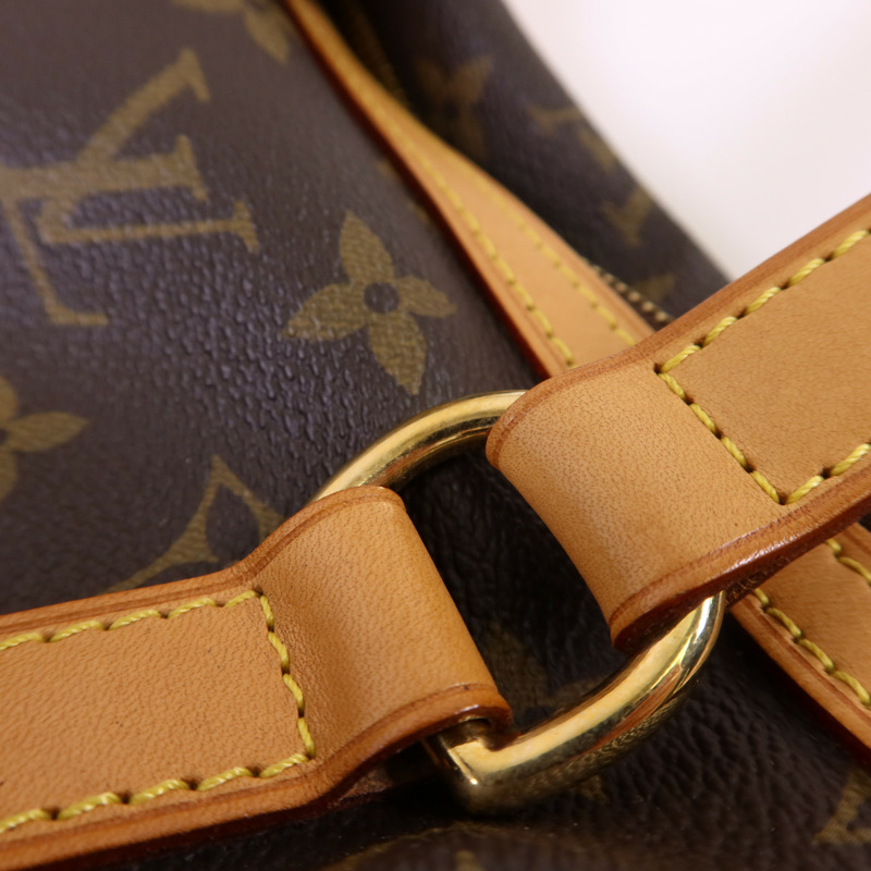 LOUIS VUITTON Monogram Stresa PM金扣肩背袋棕色-11