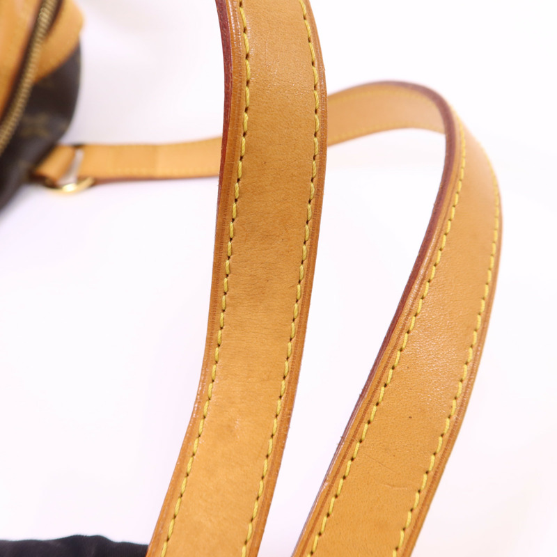 LOUIS VUITTON Monogram Stresa PM金扣肩背袋棕色-19