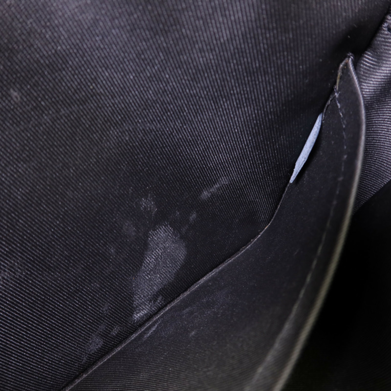 LOUIS VUITTON Monogram Eclipse Reverse Trio Messenger銀扣肩背袋灰色-17