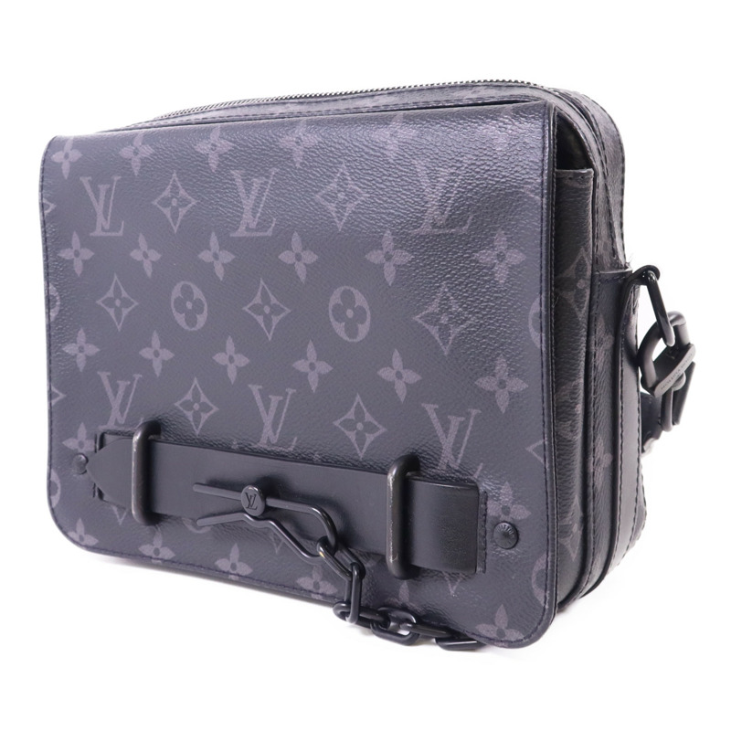 LOUIS VUITTON Monogram Eclipse Steamer肩背袋-2