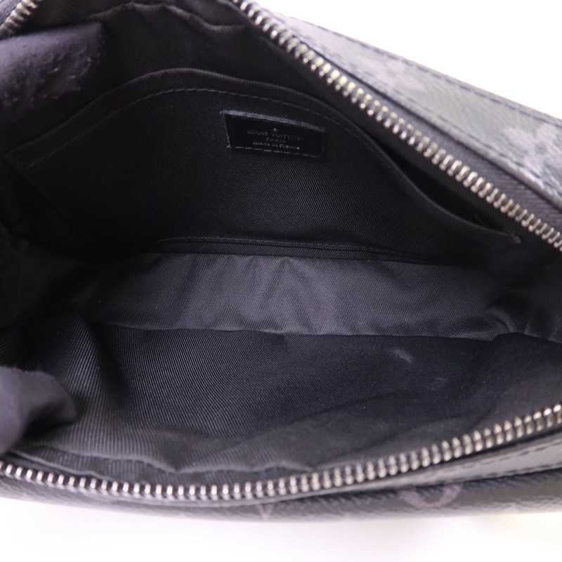 LOUIS VUITTON Monogram Eclipse Steamer肩背袋-5