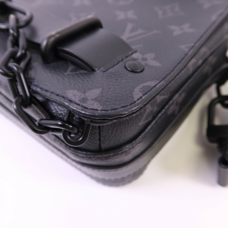 LOUIS VUITTON Monogram Eclipse Steamer肩背袋-13