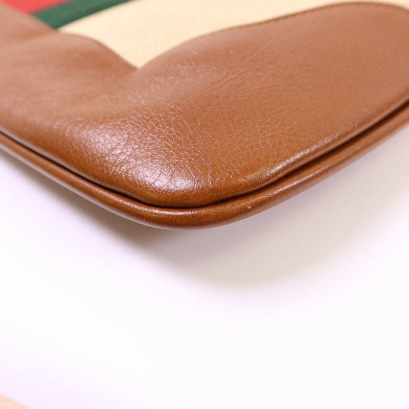 GUCCI 帆布Sherry Line Vintage Tote Bag金扣手挽肩背兩用袋-13