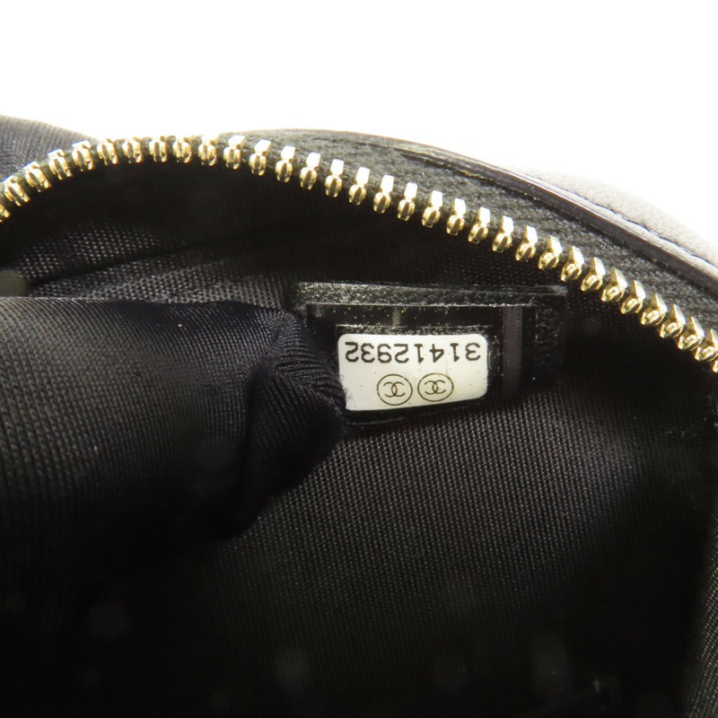 CHANEL 羊皮皮革Chain Shoulder金扣鏈帶肩背袋-7