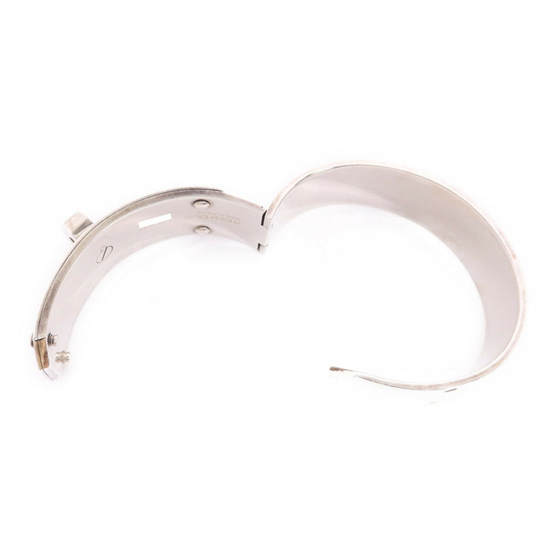 HERMES 925純銀Kelly MM Bracelet手鐲#16cm-5