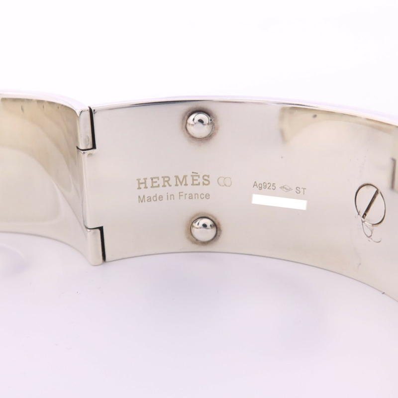 HERMES 925純銀Kelly MM Bracelet手鐲#16cm-6