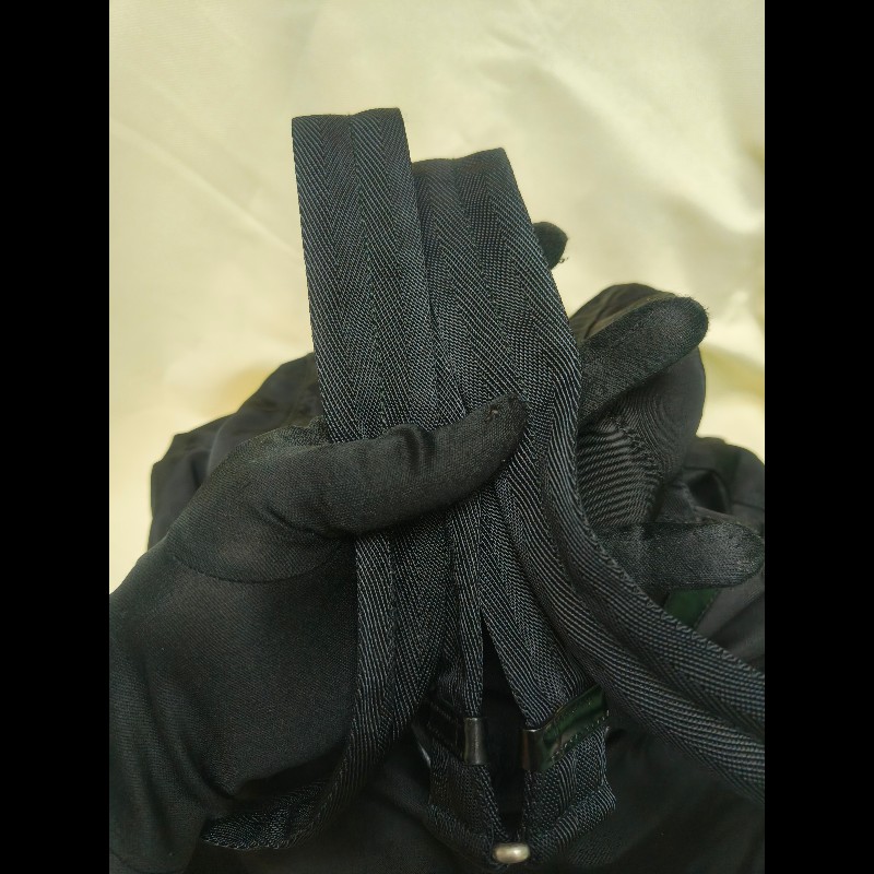 🔥年終狂降🔥【限時降價只到12/31】【8成新】㊣✨PRADA✨普拉達 黑色 帆布 皮革 口袋 中型 後背包 /二手包/二手精品🌳二手樹屋🌳-24