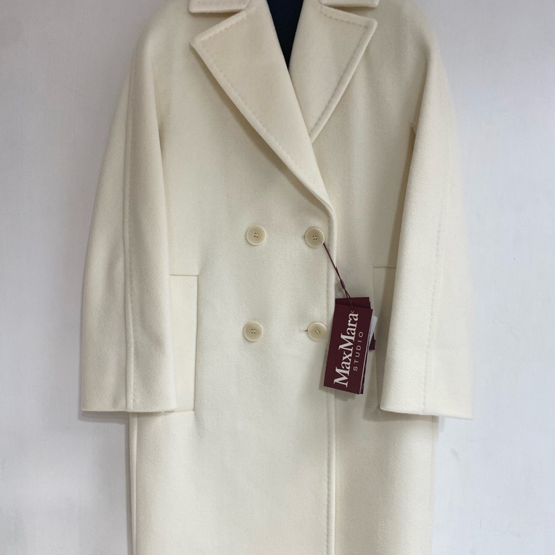 促銷品 MaxMara -Agenda 水波紋 羊毛大衣-0