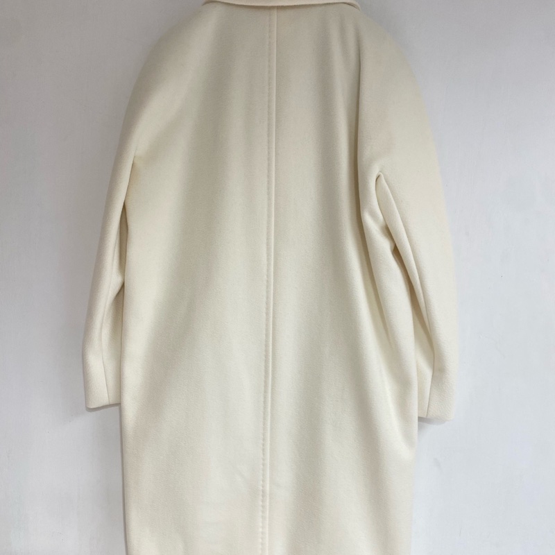 促銷品 MaxMara -Agenda 水波紋 羊毛大衣-1