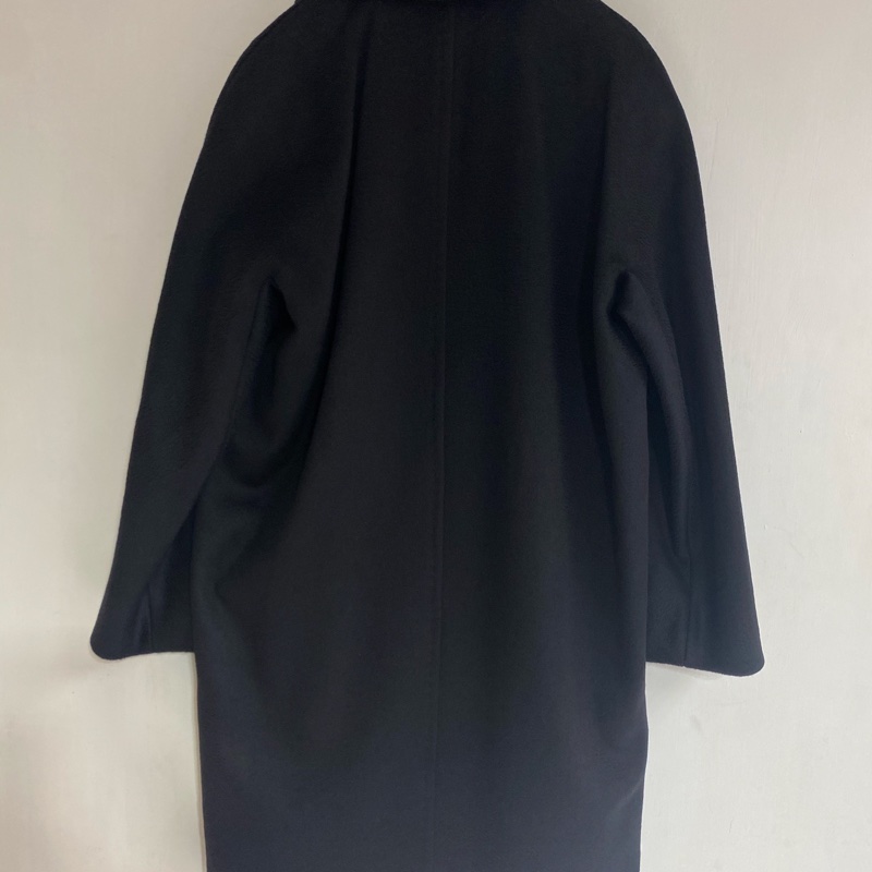 促銷品 MaxMara -Agenda 水波紋 羊毛大衣-3