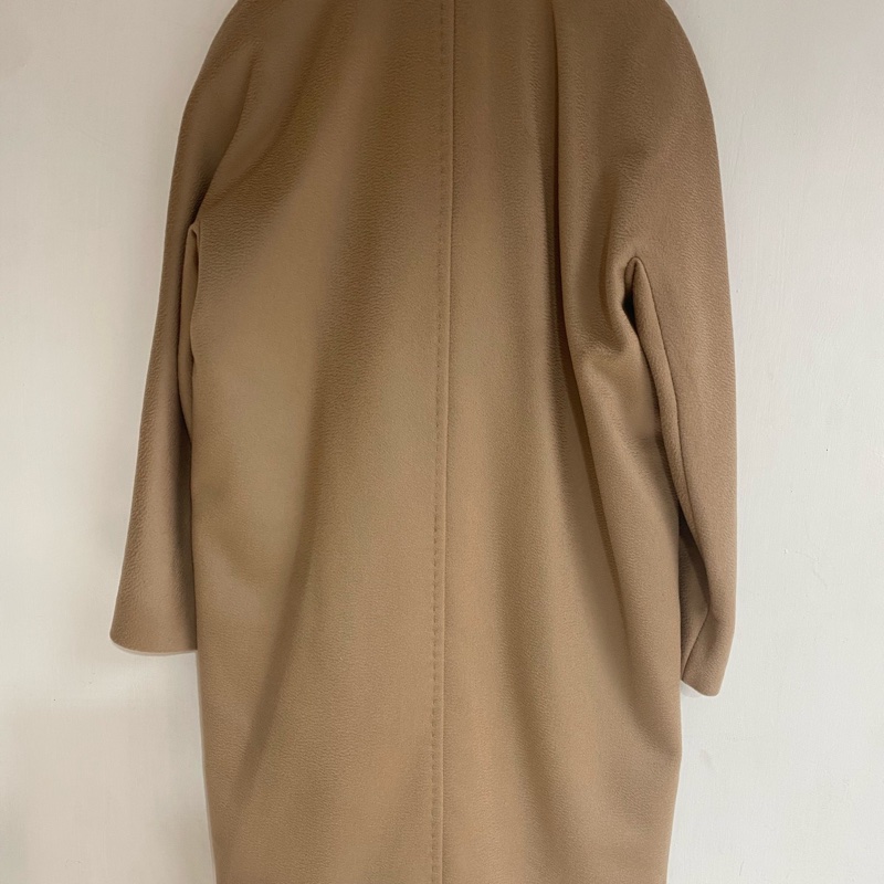 促銷品 MaxMara -Agenda 水波紋 羊毛大衣-5