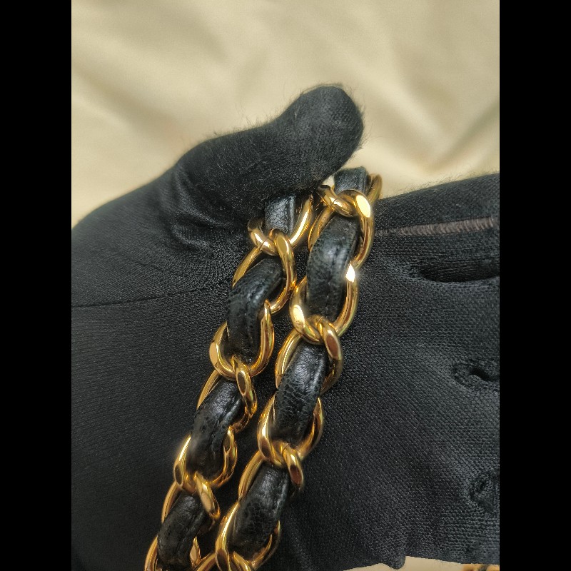 🔥年終狂降🔥【限時降價只到12/31】㊣✨Chanel✨（附購證）香奈兒 小香 Jumbo 30 黑金 羊皮 雷標 保卡 掀蓋 菱格紋 皮穿鏈 單肩包 鏈條包 信封包 斜背包/二手包/二手精品/保證正品🌳二手樹屋🌳-40