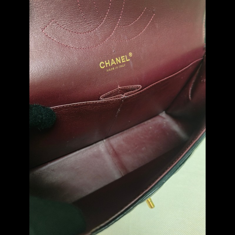 🔥年終狂降🔥【限時降價只到12/31】㊣✨Chanel✨（附購證）香奈兒 小香 Jumbo 30 黑金 羊皮 雷標 保卡 掀蓋 菱格紋 皮穿鏈 單肩包 鏈條包 信封包 斜背包/二手包/二手精品/保證正品🌳二手樹屋🌳-55