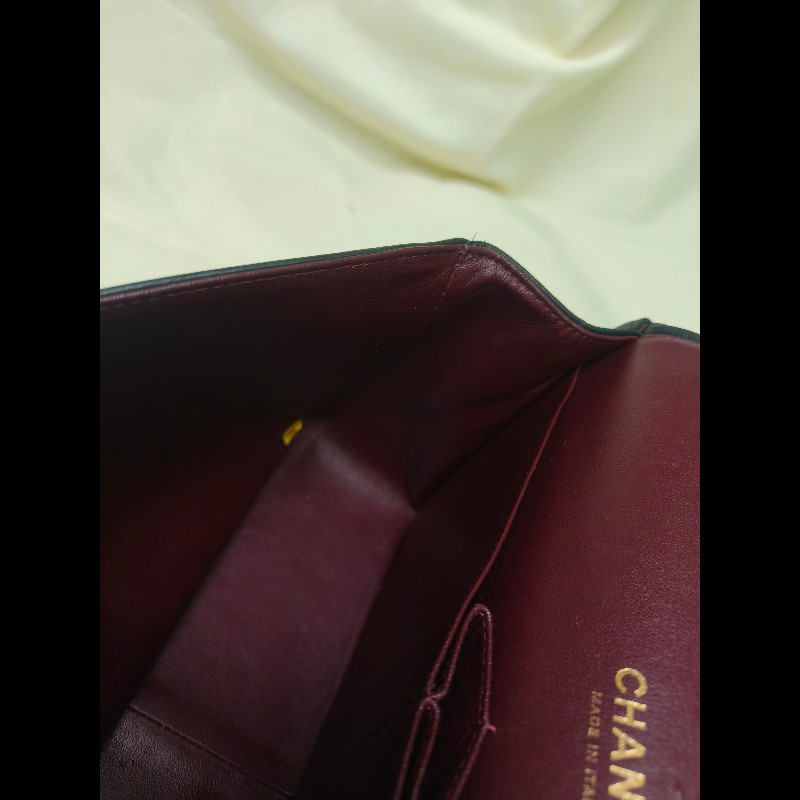 🔥年終狂降🔥【限時降價只到12/31】㊣✨Chanel✨（附購證）香奈兒 小香 Jumbo 30 黑金 羊皮 雷標 保卡 掀蓋 菱格紋 皮穿鏈 單肩包 鏈條包 信封包 斜背包/二手包/二手精品/保證正品🌳二手樹屋🌳-59