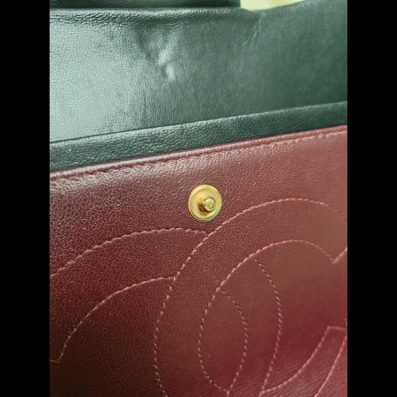 🔥年終狂降🔥【限時降價只到12/31】㊣✨Chanel✨（附購證）香奈兒 小香 Jumbo 30 黑金 羊皮 雷標 保卡 掀蓋 菱格紋 皮穿鏈 單肩包 鏈條包 信封包 斜背包/二手包/二手精品/保證正品🌳二手樹屋🌳-60