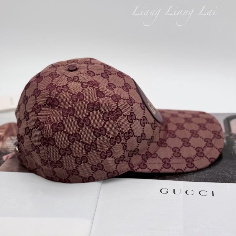 GUCCI GG Monogram 帆布復古棒球帽-16