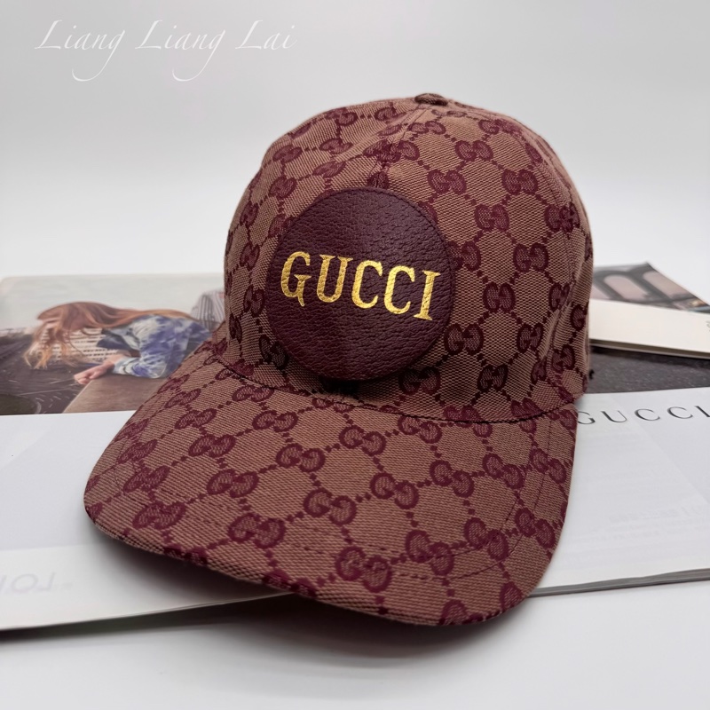 GUCCI GG Monogram 帆布復古棒球帽-17