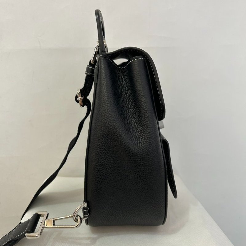 DIOR黑牛皮Gallop胸側包-3