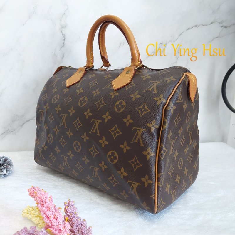 LV SPEEDY 30  M41526   🎀現品實拍🎀 波士頓包~二手品-23