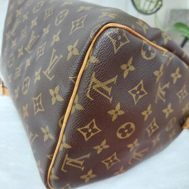 LV SPEEDY 30  M41526   🎀現品實拍🎀 波士頓包~二手品-36