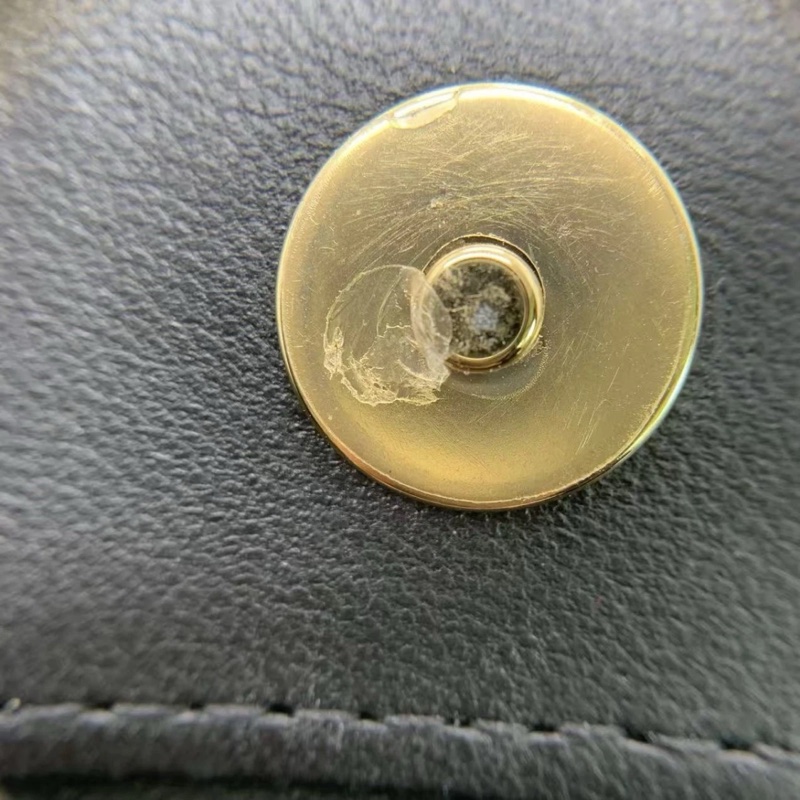 Chanel香奈兒鏈條錢包 woc 鏈條包 黑色-8