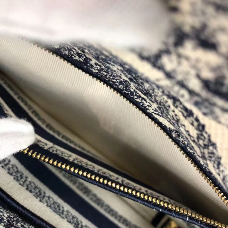 克里斯汀·迪奧 Lady D-Lite Toile de Jouy 反面刺繡兩用包-9