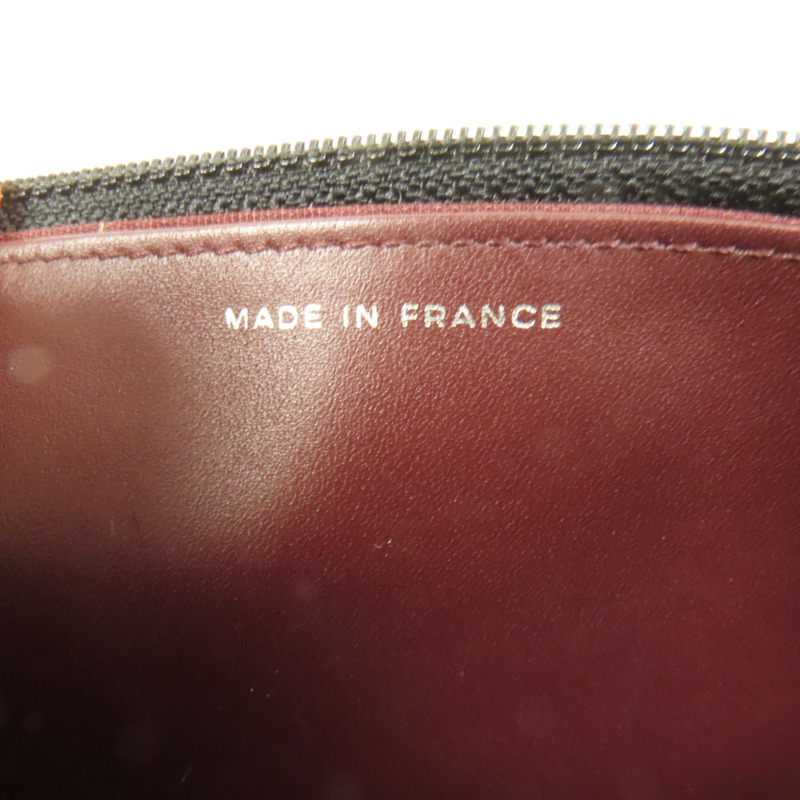 CHANEL 牛皮皮革WOC Wallet On Chain銀扣鏈帶肩背袋-8