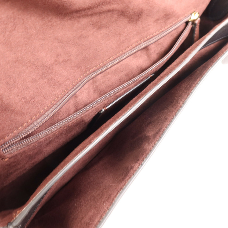 COACH 塗層帆布/皮革2 Way Shoulder金扣手挽肩背兩用袋-9