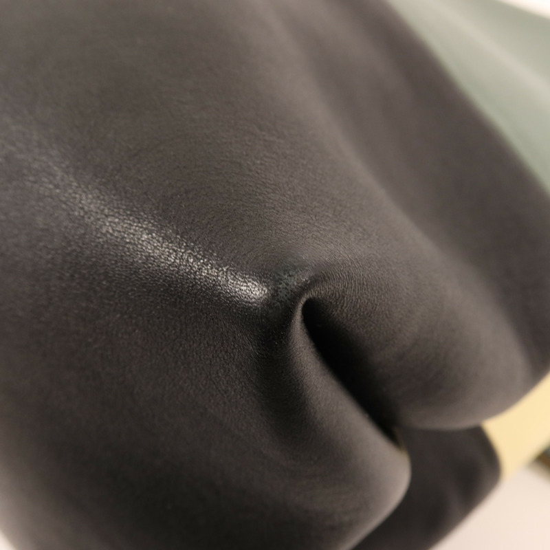 CELINE 牛皮皮革Hand Bag銀扣手挽袋-7