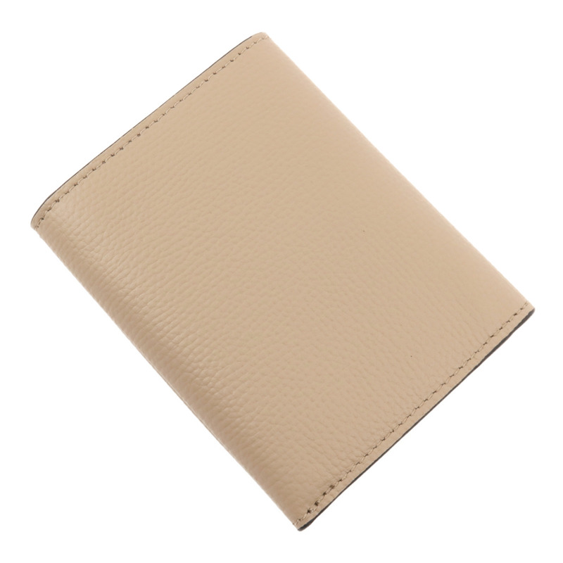 LOEWE 牛皮皮革Anagram Trifold Wallet銀扣錢包-3
