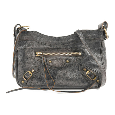 BALENCIAGA 羊皮皮革Classic Hip金扣肩背袋