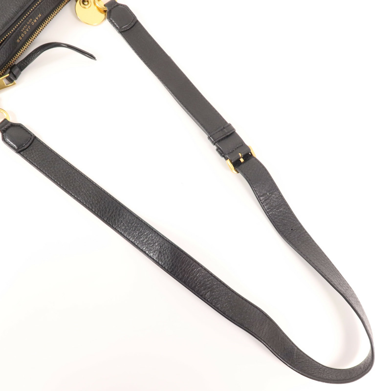 MARC JACOBS 牛皮皮革Shoulder Bag金扣肩背袋-4