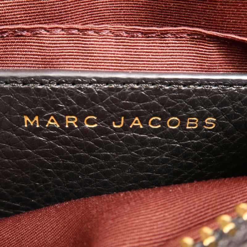 MARC JACOBS 牛皮皮革Shoulder Bag金扣肩背袋-10