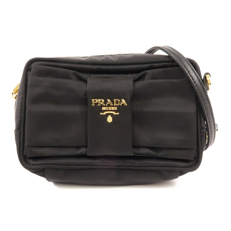 PRADA 尼龍Shoulder Bag金扣肩背袋-0