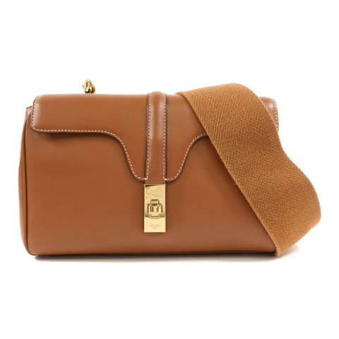 CELINE 牛皮皮革Teen Soft 16金扣肩背袋