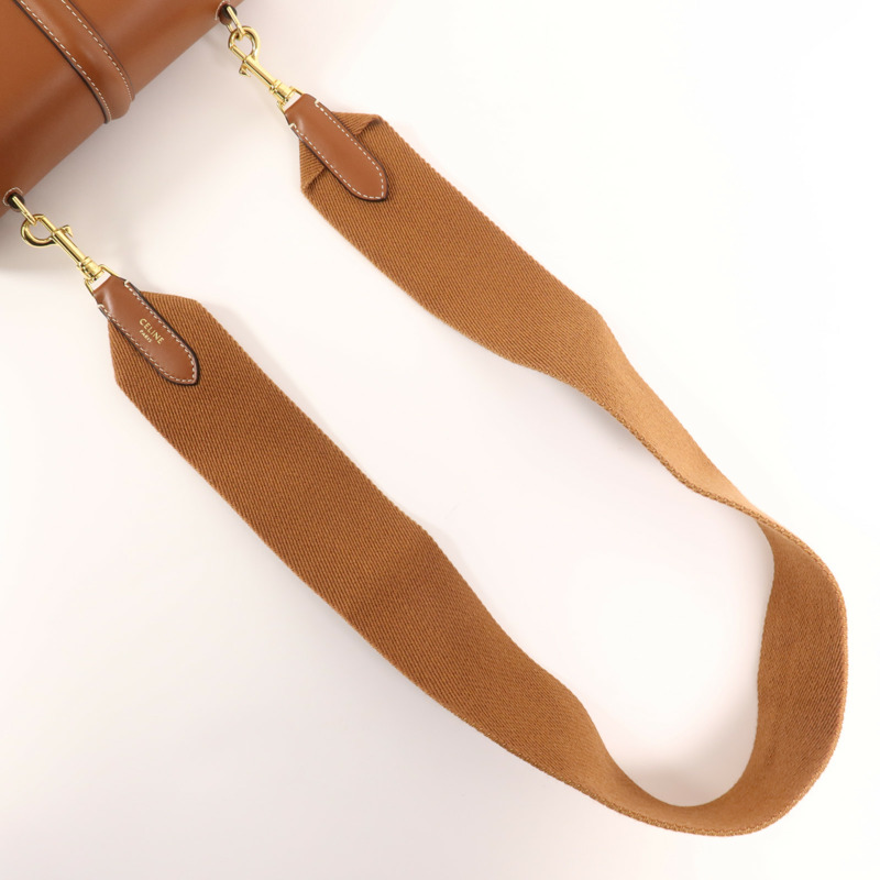 CELINE 牛皮皮革Teen Soft 16金扣肩背袋-4