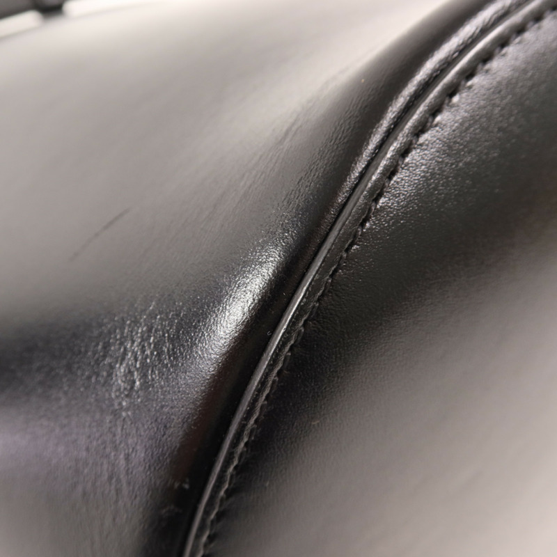 CELINE 牛皮皮革Bucket Bag金扣肩背袋-8