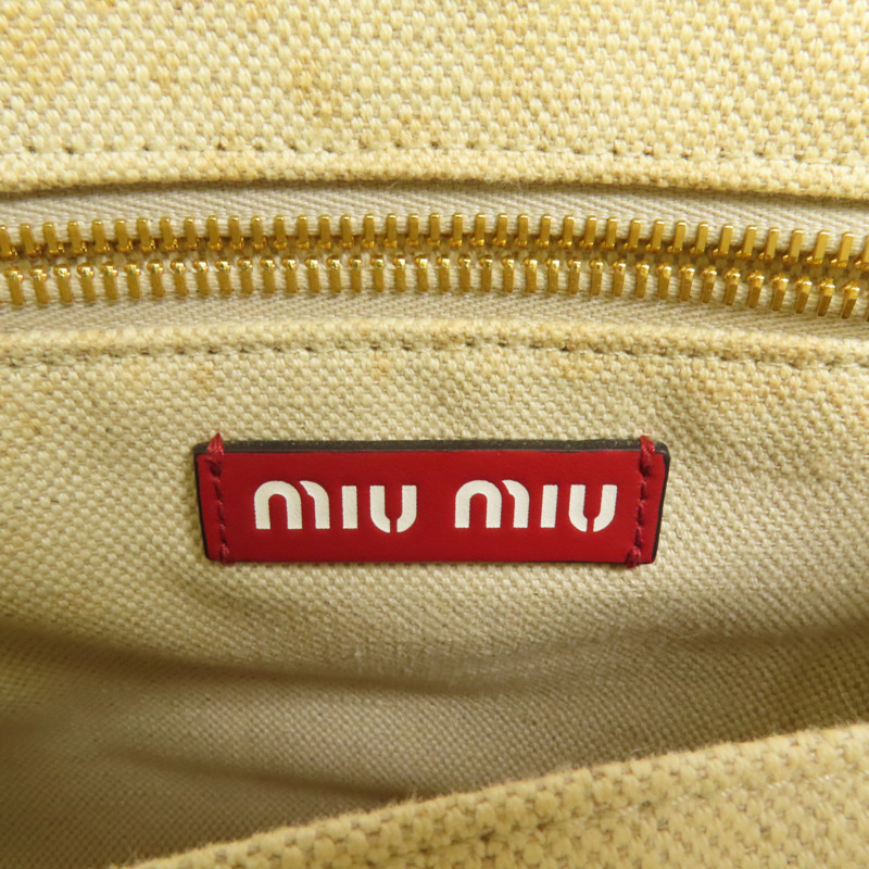 Miu Miu 帆布Everywhere手挽肩背兩用袋-9