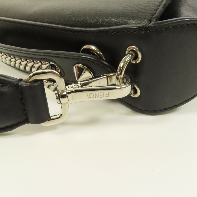 FENDI 牛皮皮革Back to School銀扣背包手挽袋兩用-6