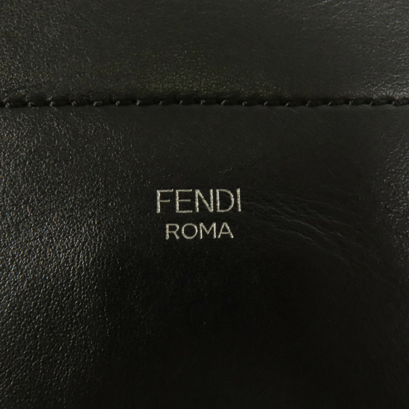 FENDI 牛皮皮革Back to School銀扣背包手挽袋兩用-7
