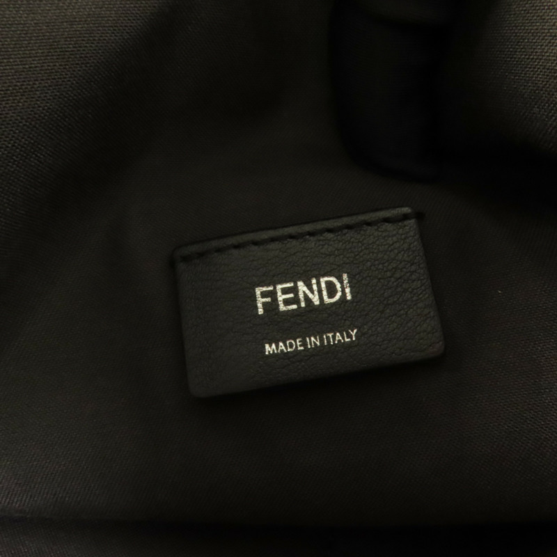 FENDI 牛皮皮革Back to School銀扣背包手挽袋兩用-8