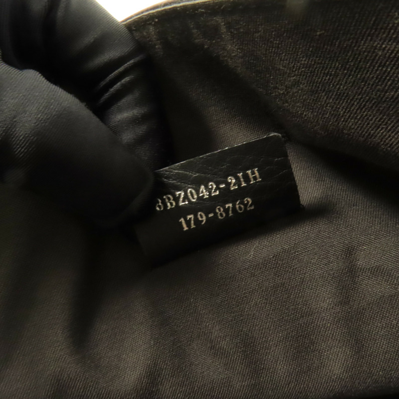 FENDI 牛皮皮革Back to School銀扣背包手挽袋兩用-9