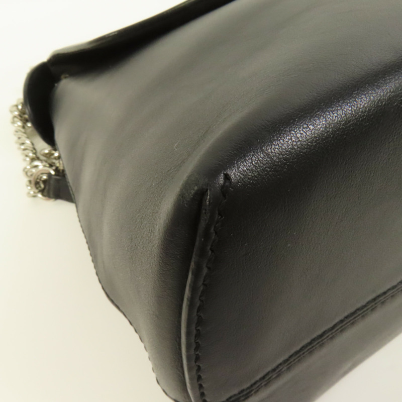 FENDI 牛皮皮革Back to School銀扣背包手挽袋兩用-10