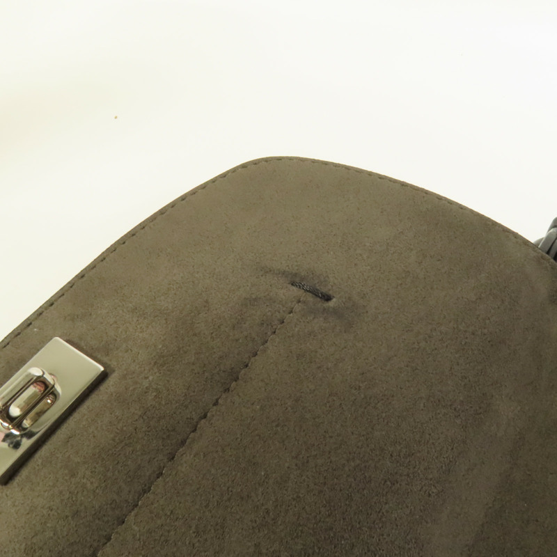 FENDI 牛皮皮革Back to School銀扣背包手挽袋兩用-14