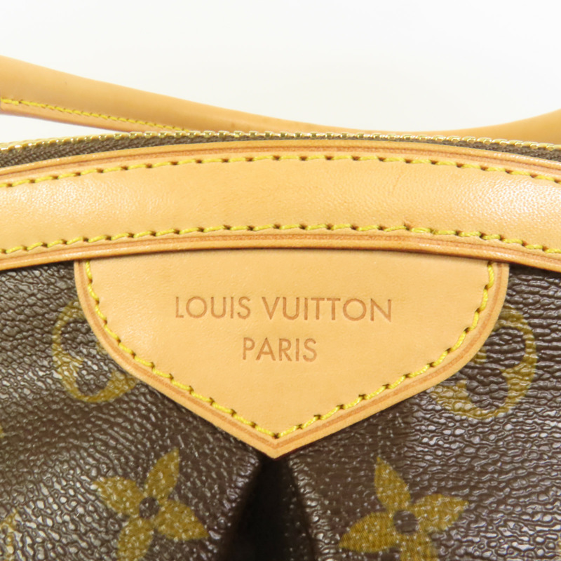 LOUIS VUITTON Monogram Tivoli GM金扣肩背袋-7