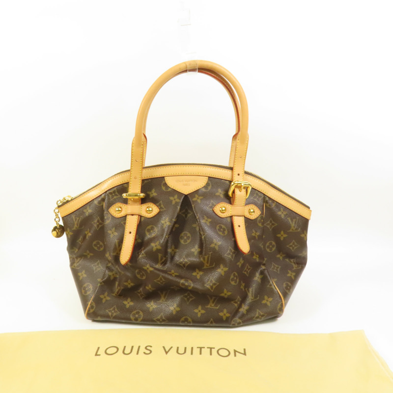 LOUIS VUITTON Monogram Tivoli GM金扣肩背袋-11