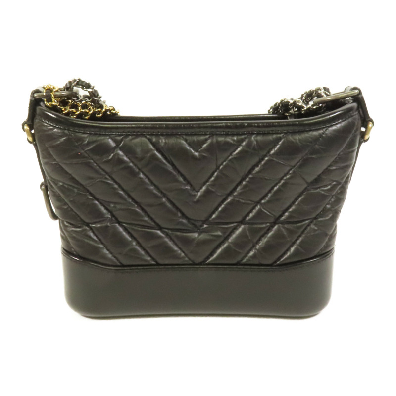 CHANEL 牛皮皮革Gabrielle Small鏈帶肩背袋-1