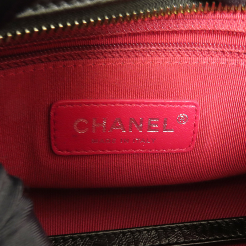 CHANEL 牛皮皮革Gabrielle Small鏈帶肩背袋-7