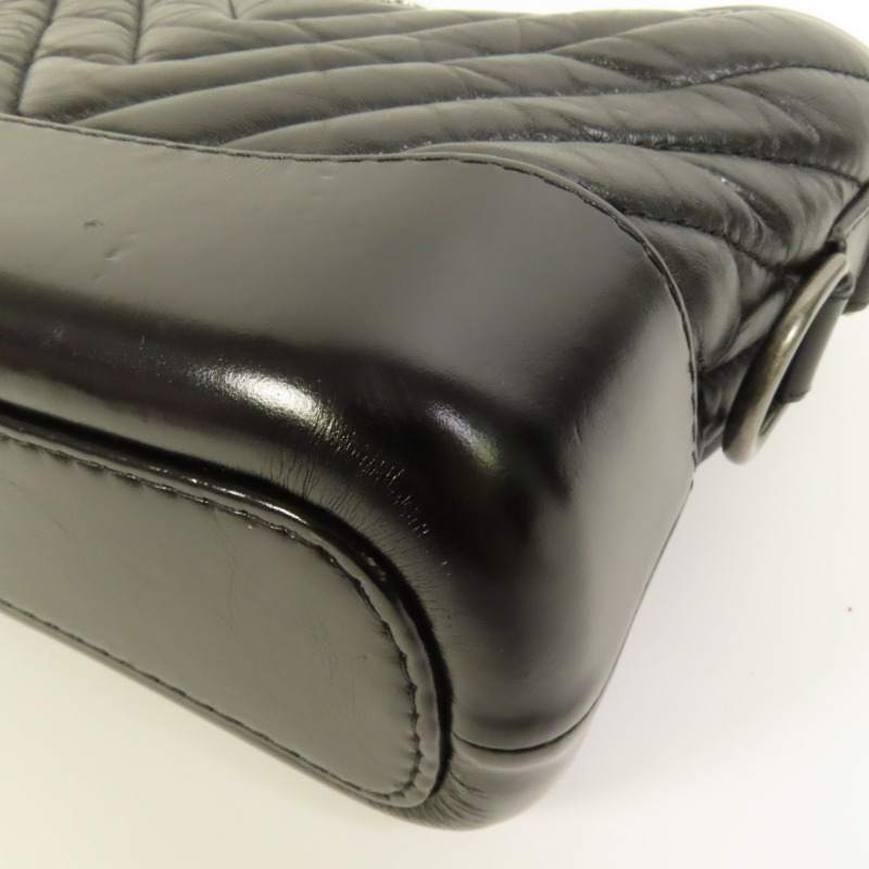 CHANEL 牛皮皮革Gabrielle Small鏈帶肩背袋-12