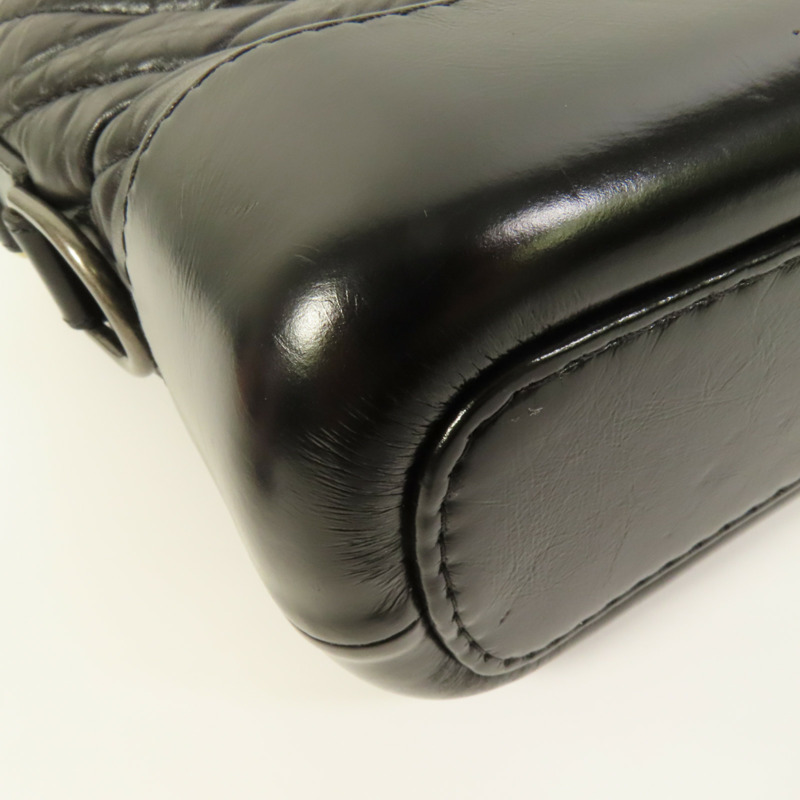 CHANEL 牛皮皮革Gabrielle Small鏈帶肩背袋-14